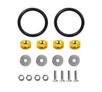 LKWVQRQE Aluminum Bumper Fixation Car Bumper Clips Car Fasteners For Accessories Interior Spare Parts Surround Buckle Retainer Clips Retainer(Gold)