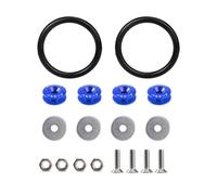 LKWVQRQE Aluminum Bumper Fixation Car Bumper Clips Car Fasteners For Accessories Interior Spare Parts Surround Buckle Retainer Clips Retainer(Blue)