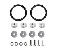 LKWVQRQE Aluminum Bumper Fixation Car Bumper Clips Car Fasteners For Accessories Interior Spare Parts Surround Buckle Retainer Clips Retainer(Sliver)