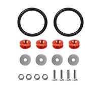 LKWVQRQE Aluminum Bumper Fixation Car Bumper Clips Car Fasteners For Accessories Interior Spare Parts Surround Buckle Retainer Clips Retainer(Orange)