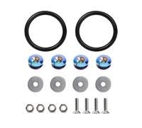LKWVQRQE Aluminum Bumper Fixation Car Bumper Clips Car Fasteners For Accessories Interior Spare Parts Surround Buckle Retainer Clips Retainer(Black)