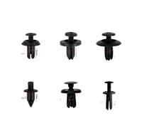 LKWVQRQE Universal Auto Mudguard Screw Rivet Bag Packed Buckle Car Bumper Clip 6mm Repair Box Set Plug-in Plastic Fastener Bumper Retainer Clips(100Pcs Mix HH53)