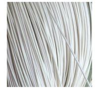 LKXHarleya 500 g de Material de reparación de Tejido de PE, ratán sintético Redondo de 2,5 mm para cestas, Bolsos, Muebles, sillas y Manualidades, Blanco lechoso
