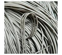 LKXHarleya 500 g de Material de reparación de Tejido de PE, ratán sintético Redondo de 3,2 mm para cestas, Bolsos, Muebles, sillas y Manualidades, Blanco grisáceo
