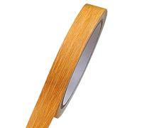 LKXHarleya Cinta decorativa autoadhesiva para muebles del hogar, 10cmx10m Cinta de cantos con vetas de madera para reparación de juntas de gabinetes, marcos de puertas y paredes, 20