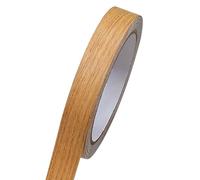 LKXHarleya Cinta decorativa autoadhesiva para muebles del hogar, 2.5cmx10m Cinta de cantos con vetas de madera para reparación de juntas de gabinetes, marcos de puertas y paredes, 14