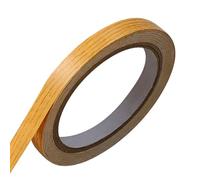 LKXHarleya Cinta decorativa autoadhesiva para muebles del hogar, 2.5cmx10m Cinta de cantos con vetas de madera para reparación de juntas de gabinetes, marcos de puertas y paredes, 16