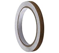 LKXHarleya Cinta decorativa autoadhesiva para muebles del hogar, 2.5cmx10m Cinta de cantos con vetas de madera para reparación de juntas de gabinetes, marcos de puertas y paredes, 12