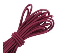 LKXHarleya Cordón elástico de 20 m para coser ropa y tienda de campaña, color burdeos Borgoña