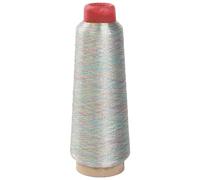 LKXHarleya Hilo de poliéster de 3300 Yardas, Hilo metálico para Coser suéteres de Punto y Ganchillo, Amarillo Medio