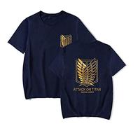 LKY STAR Anime Camiseta Shingeki no Kyojin Scouting Legion T-Shirt Cosplay