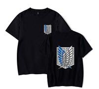 LKY STAR Anime Camiseta Shingeki no Kyojin Scouting Legion T-Shirt Cosplay