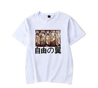 LKY STAR Anime Camiseta Shingeki no Kyojin Scouting Legion T-Shirt Cosplay