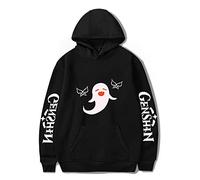 LKY STAR Anime Genshin Impact Sudaderas con Capucha Casual Top Cosplay Sweatshirt para Hombres Mujeres Hoody XXS-4XL