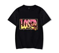 LKY STAR Anime Hazbin Hotel Camisetas para Hombres Mujeres T-Shirt Charlie Morningstar Vaggie Cosplay Tees