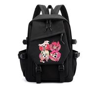 LKY STAR Anime Hazbin Hotel Mochilas Estudiante Viaje Charlie/Vaggie/Angel Dust Escolares para el Campus Universitario Mujeres Hombres Bolsas