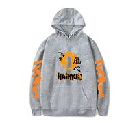 LKY STAR Anime Japónes Sudadera con Capucha Haikyuu Kageyama para Hombres Mujer, Manga Larga Regular de Sasuke Kakash Niños Hoodies Tops