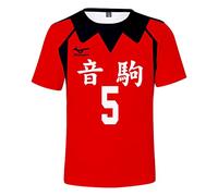 LKY STAR Haikyuu!! Kageyama Tobio Volleybal Club T-Shirts para niños, Anime Haikyuu Cosplay 3D Casual Camiseta de Hinata Shouyou