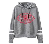 LKY STAR Hazbin Hotel Sudadera con Capucha para Niños Niñas Anime Cosplay Sweatshirt Charlie/Vaggie/Angel Dust Hoody para Hombre y Mujer