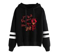 LKY STAR Hazbin Hotel Sudadera con Capucha para Niños Niñas Anime Cosplay Sweatshirt Charlie/Vaggie/Angel Dust Hoody para Hombre y Mujer
