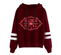 LKY STAR Hazbin Hotel Sudadera con Capucha para Niños Niñas Anime Cosplay Sweatshirt Charlie/Vaggie/Angel Dust Hoody para Hombre y Mujer