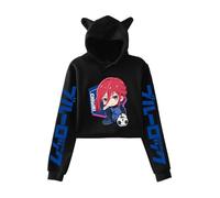 LKY STAR Mujer Niña Sudadera Anime con Capucha,Blue Lock Sweatshirt con Estampados de Dibujos Animados Cosplay Hoody