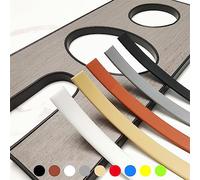 LKYJD Bandas for Bordes de Muebles en Forma de U, Borde de Borde de TPE Flexible Autoadhesivo de 20 m, Protector de Cinta de Borde de Chapa for Despegar y Pegar, for Restauración de Encimera de Gabine