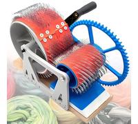 LKYLGYU Máquina cardadora de Lana, cardadora de Tambor con Cepillo Flexible para peinar e hilar, fácil de Usar para Fieltro de Lana y Manualidades caseras.