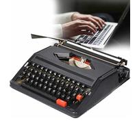 LKYLGYU Máquina de Escribir Antigua, máquina Manual Retro con Teclado en inglés para Escribir novelas en Cualquier Lugar.