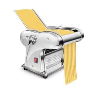 LKYLGYU Máquina eléctrica para Hacer Pasta de 135 W, automática, con Rodillo y Cortador de Masa. Grosor Ajustable de 0,3 a 4 mm para Dumplings, wontons y Pasta Fresca.