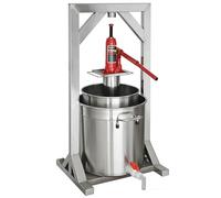 LKYLGYU Prensa de Frutas, Prensa de Vino de Frutas de 12/22/36 l, Prensa doméstica Manual, Prensa de Sidra de Acero Inoxidable con Sistema hidráulico, para Hacer Sidra, Vino y Licor.