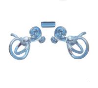LKYLVEE 1 Pair,20cm, Modelo de Canal semicircular - Modelo de enseñanza de otolitosis - Modelo de rehabilitación vestibular coclear para la Herramienta didáctica de visualización de Estudio