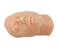 LKYLVEE Almohadilla de Entrenamiento de maniquí Facial de Cabeza de Silicona - Modelo de enseñanza de la Piel de la Cara - para el médico Esteticista del Estudiante de Medicina,D,23cm