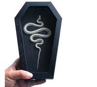 LKYLVEE Arte de Pared de Esqueleto de Serpiente - Modelo de Huesos de Animales - Arte Único Gótico de Esqueleto de Serpiente para Hogar u Oficina,A1
