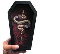 LKYLVEE Arte de Pared de Esqueleto de Serpiente - Modelo de Huesos de Animales - Arte Único Gótico de Esqueleto de Serpiente para Hogar u Oficina,A3