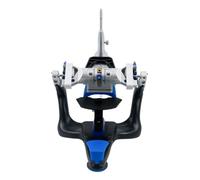 LKYLVEE Articulador Dental Totalmente Ajustable - Soporte de Mandíbula Promedio Dental - Articulador de Registro de Mordida Anatómico,A