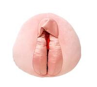 LKYLVEE Modelo Anatómico Femenino de Vulva - Modelo Educativo de Vulva de Terciopelo - para Salud de Mujeres, Ginecólogo, Regalo Educativo,Rosado,30cm