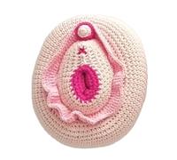 LKYLVEE Modelo de Vulva de Tejido Femenina Modelo de Anatomía Ginecológica para Salón de Belleza Recuperación Postnatal Herramienta Didáctica Intima,Rosado,18cm