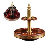 LKYLVEE Soporte para pipa de tabaco/estante para pipas - Estante de madera - Soporte giratorio de 360° para 10 pipas de fumar