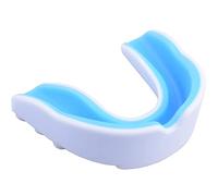 LKZL Paquete de 10 Juventud Protector Bucal, Protector Bucal Deportivo para Niños, Doble Color Protector de Dientes para El Fútbol Baloncesto Boxeo MMA Hockey (Color : Blue+White)