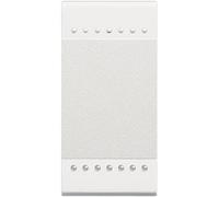 Bticino livinglight - Cruzamiento 1 polo 16a 1 módulo blanco