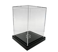 LL-Golf Universal acrílico Vitrina 12x12x17 cm / Showcase / Display Case / Vitrina con Terciopelo Negro por Ejemplo para Joyas, Figura cabezón, Figuras, Modelos, Minerales, Piedras, Medalla, Moneda