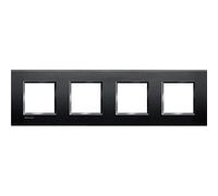 Bticino - lna4802m4ar placa 2+2+2+2 mod antracita livinglight Ref. 6572550004