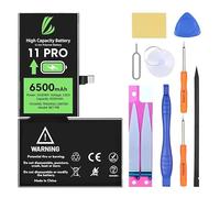 LL TRADER - Batería para iPhone 11 Pro 6500 mAh, polímero de Litio de Alta Capacidad, con Herramientas de reparación