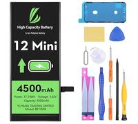 LL TRADER - Batería para iPhone 12 Mini, 4500 mAh de polímero de litio de alta capacidad con herramientas de reparación