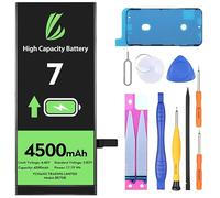 LL TRADER - Batería para iPhone 7, 4500mAh de polímero de Litio de Alta Capacidad con Herramientas de reparación