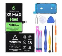 LL TRADER - Batería para iPhone XS MAX, 6000mAh de polímero de Litio de Alta Capacidad con Herramientas de reparación