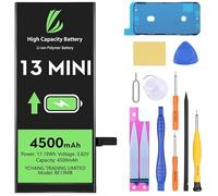 LL TRADER Battery for iPhone 13 Mini, 4500mAh High Capacity Battery with Repair Tools