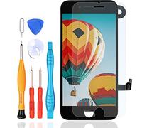 LL TRADER Negro Pantalla Táctil para iPhone 8 LCD Touch Screen Digitizer Partes de Repuesto con Herramientas (Cámara, Sensor Flex)