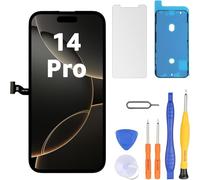 LL TRADER - Pantalla LCD para iPhone 14 Pro 6,1" Pantalla de Repuesto FHD, Digitalizador Táctil 3D, Montaje de Marco y Kit de Reparación U01
